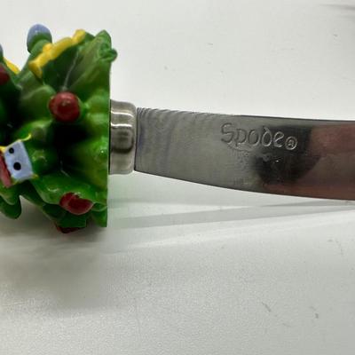 Set Of (4) Spode Stainless Christmas Tree Spreaders