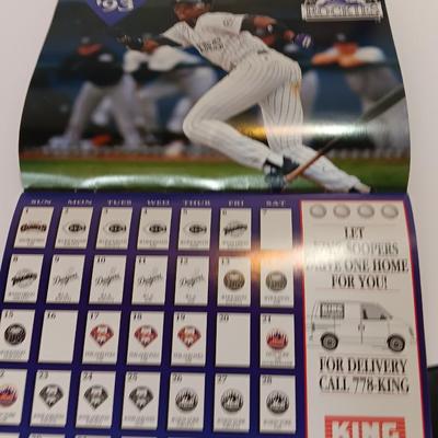Colorado Rockies Collectible tickets and calendar