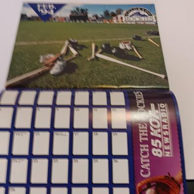 Colorado Rockies Collectible tickets and calendar