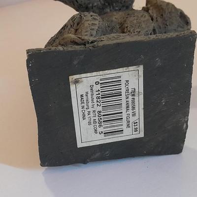 Antique Stone figure with small gargoyle figure