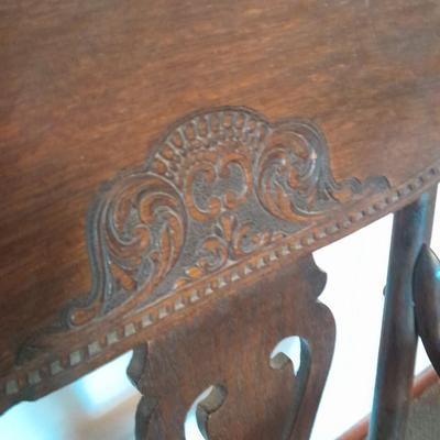 Antique cane seat Highchair with tray Very old!