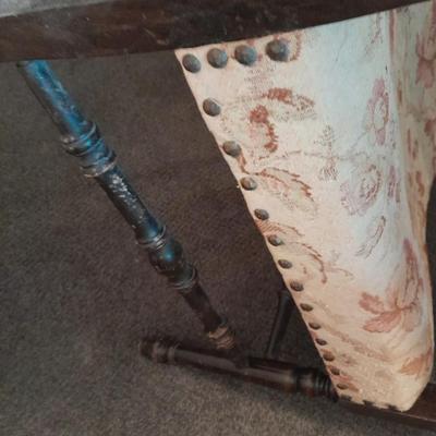 Antique Solid Oak Old English Armchair