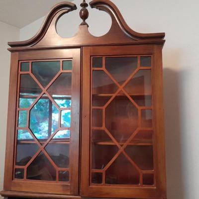 Antique claw footed MADDOX Mahogany Secretary Desk