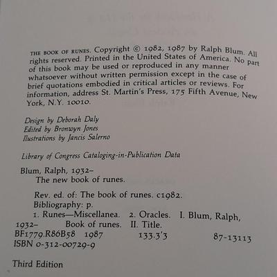 Rune Stone Set with The book of Runes by Ralph Blum
