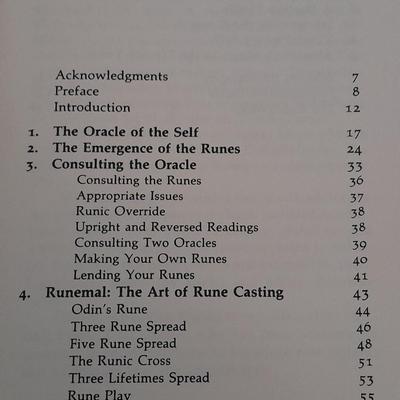 Rune Stone Set with The book of Runes by Ralph Blum