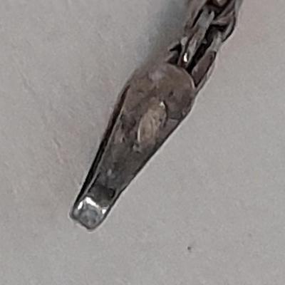 Stunning blue Stone pendant "Healing necklace" with marked .925 Italy chain.