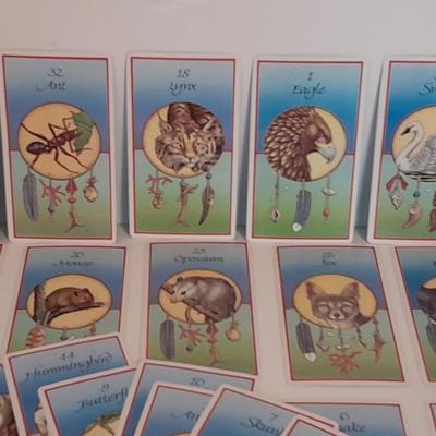 Jamie Sams & David Carson Medicine cards set with medicine cards hardback book.