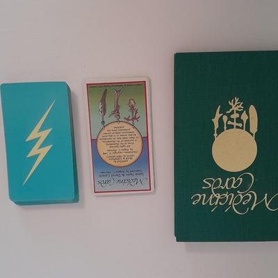Jamie Sams & David Carson Medicine cards set with medicine cards hardback book.