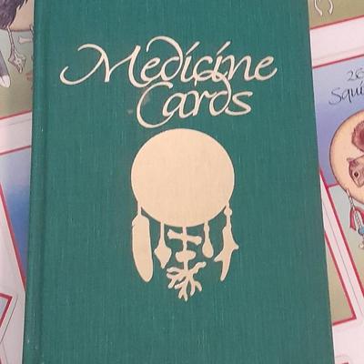 Jamie Sams & David Carson Medicine cards set with medicine cards hardback book.