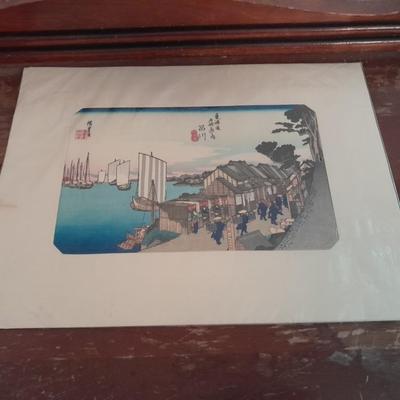Japanese Hiroshige Wood Block Print