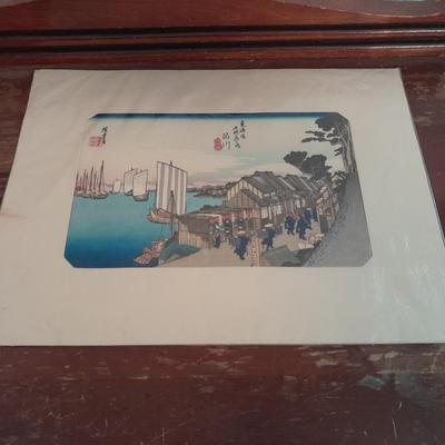 Japanese Hiroshige Wood Block Print