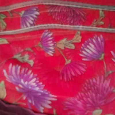 Assortment of beautiful silk scarves