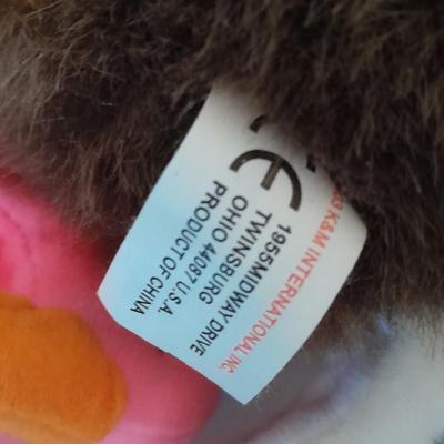 Collection of Plush birds, Chicken & baby, flamingo, owls, hawk and eagle