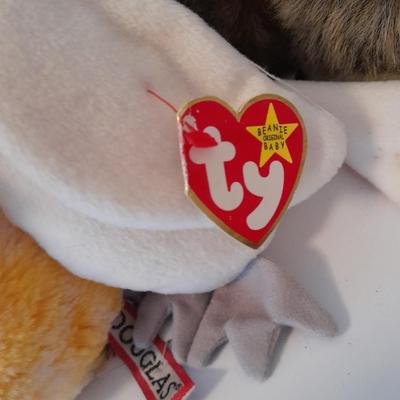 Collection of Plush birds, Chicken & baby, flamingo, owls, hawk and eagle
