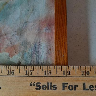 Original oil artwork Don Quixote Sancho Panza oil by Pepin 1985