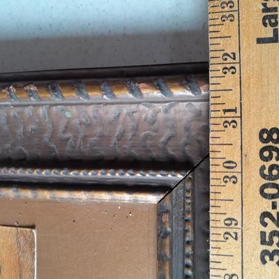 Antique framed military picture - gift from the members of the bronze float Racine post No, 76 American Legion