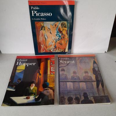 Rizzoli Art Series books - Pablo Picasso - Edward Hopper - and Gerges Seurat