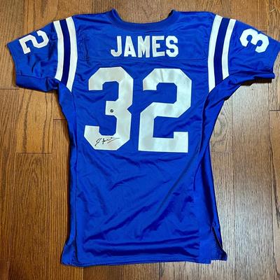 Edgerrin James autograph jersey