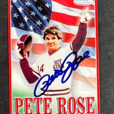 Pete Rose autograph