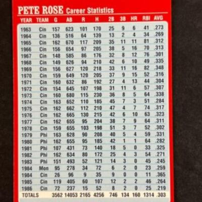 Pete Rose autograph
