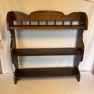 Wooden Magazine Rack & Two Display Shelf (LR-MG)