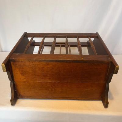 Wooden Magazine Rack & Two Display Shelf (LR-MG)