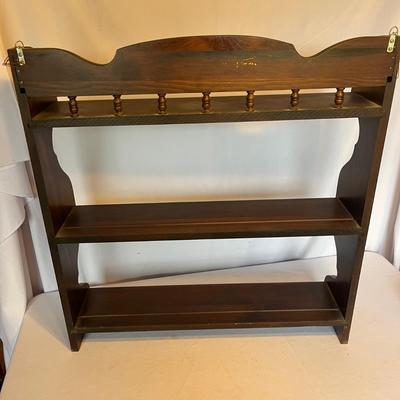 Wooden Magazine Rack & Two Display Shelf (LR-MG)