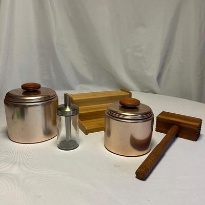 Nesting Canisters, Spice Shelf & Kitchen Utensils (K-RG)