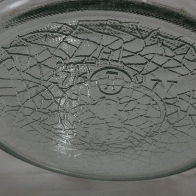 Vintage Owens Illinois Large Glass Jar with Lid 18.5x10.5