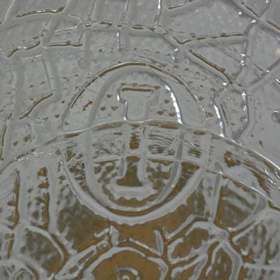 Vintage Owens Illinois Large Glass Jar with Lid 18.5x10.5
