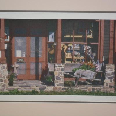 "Ginseng" Mountain Morning / OE" Framed, Matted, & Signed Jack Flynn '05 Wall Art