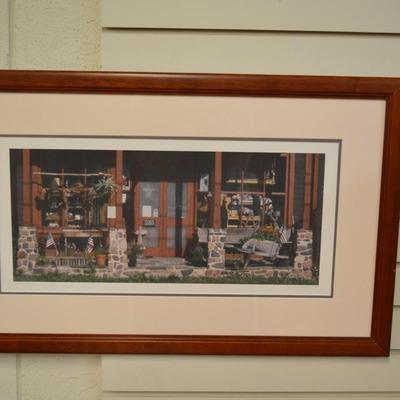 "Ginseng" Mountain Morning / OE" Framed, Matted, & Signed Jack Flynn '05 Wall Art