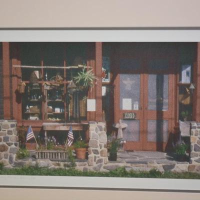 "Ginseng" Mountain Morning / OE" Framed, Matted, & Signed Jack Flynn '05 Wall Art