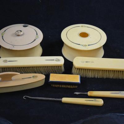 Vintage Lot of Celluloid Vanity Items