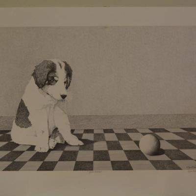 Local Ken Schuler Signed Print 1988 "Your Move" #53/250
