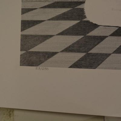 Local Ken Schuler Signed Print 1988 "Your Move" #53/250