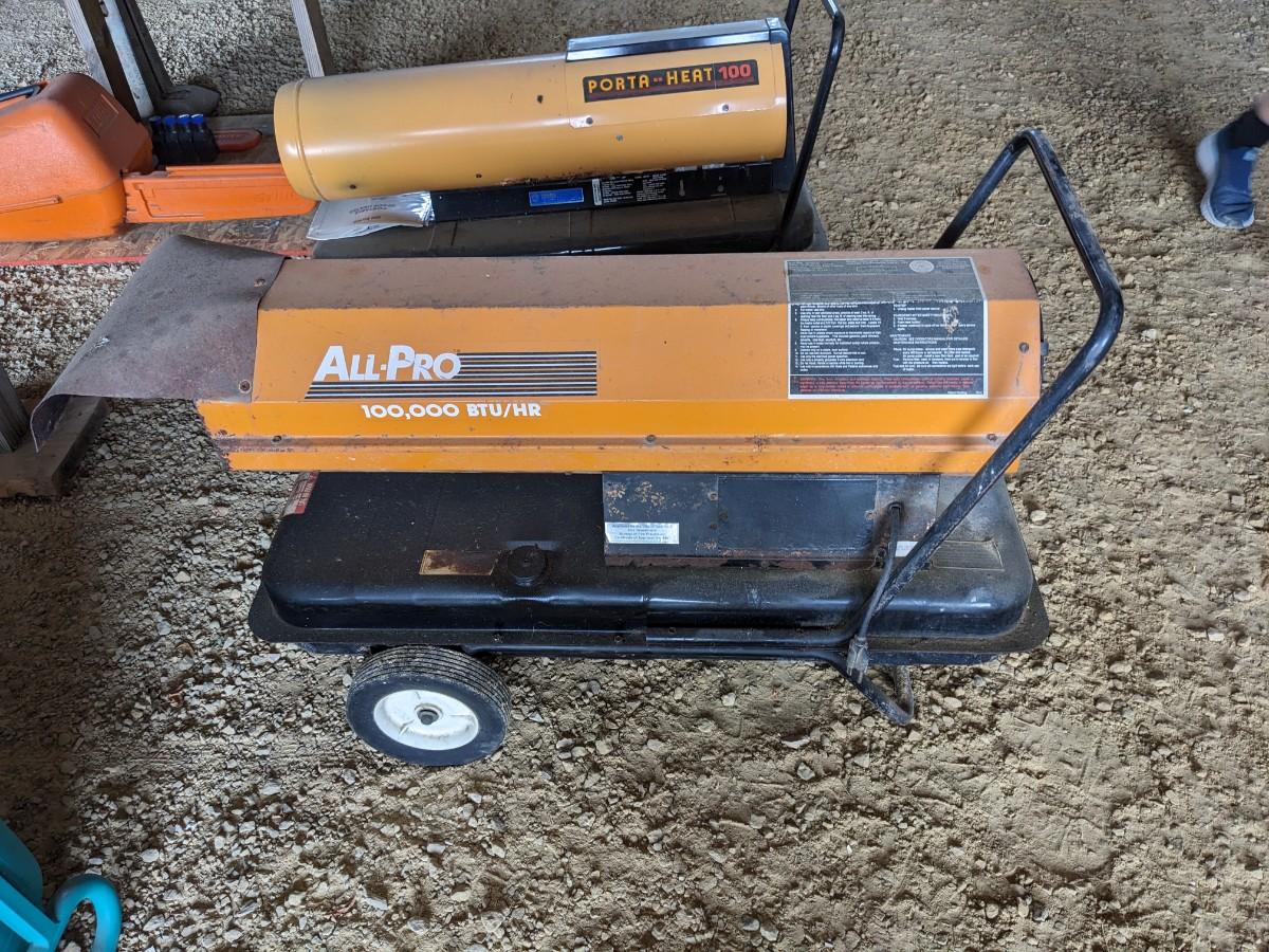 AllPro Torpedo Kerosene Heater 100k BTU