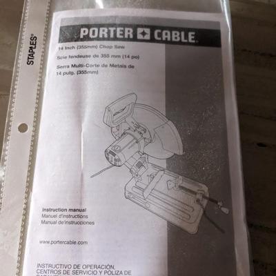 Porter Cable 14" Chop Saw