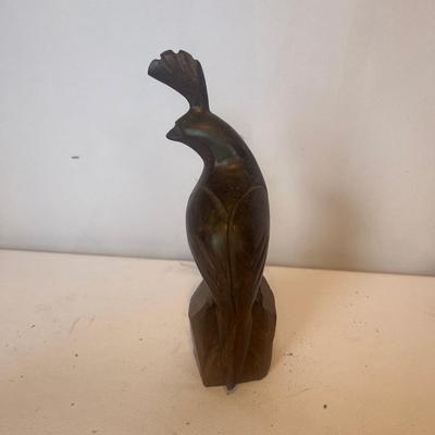 Eight Carved Wooden Birds (LR-MG)