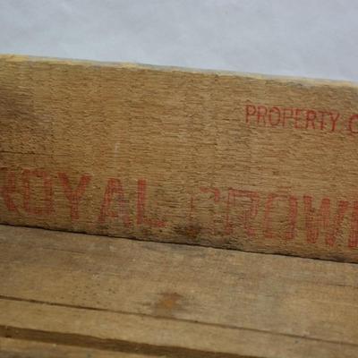 Vintage Royal Crown Cola Crate