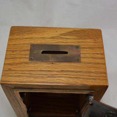Vintage P.O. Mailbox Door Bank with Combination