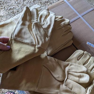 6 New Sets of Black Stallion High Grade Welding Gloves -M