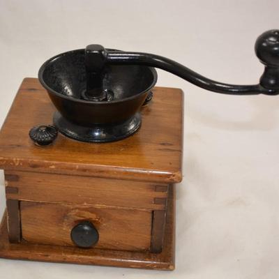 Vintage Hand-Cranked Coffee Grinder