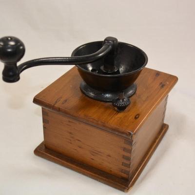 Vintage Hand-Cranked Coffee Grinder