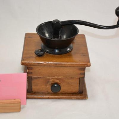 Vintage Hand-Cranked Coffee Grinder