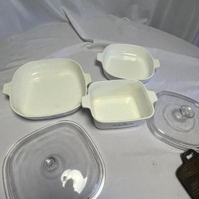 Cast Iron Skillets, Corning Ware & More (K-RG)