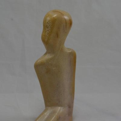 Soapstone Figure Sculpture 8"