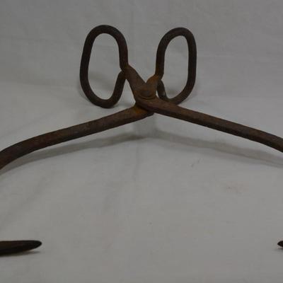 Antique Iron Ice Block Tongs