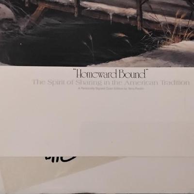 Terry Redlin - Homeward Bound With COA  Strict Limited