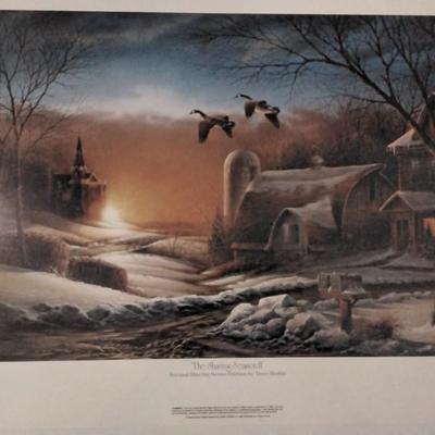 Terry Redlin - Sharing Season II - Signed